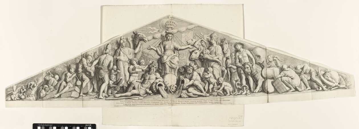 Allegory of the Trade of Amsterdam with the Four Continents by Hubertus Quellinus