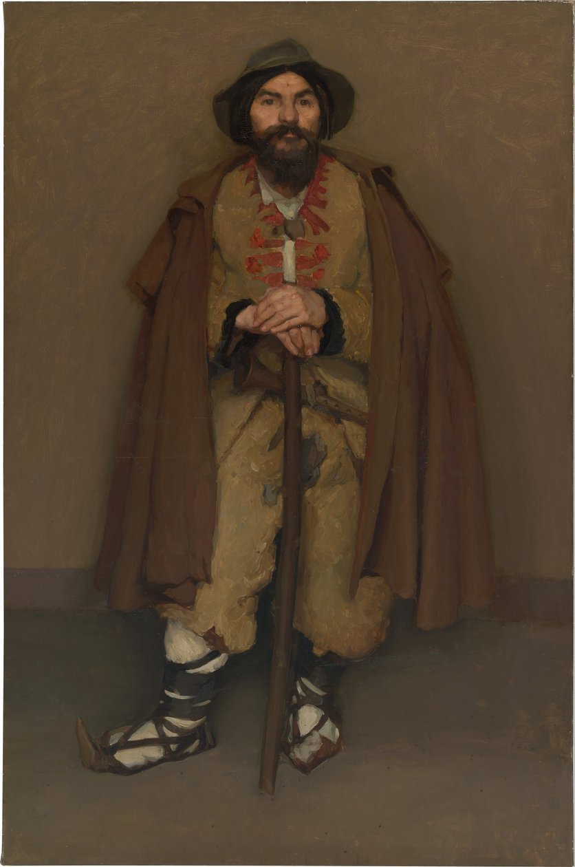 A Mountain Shepherd (An Italian Dwarf) by Hugh Ramsay