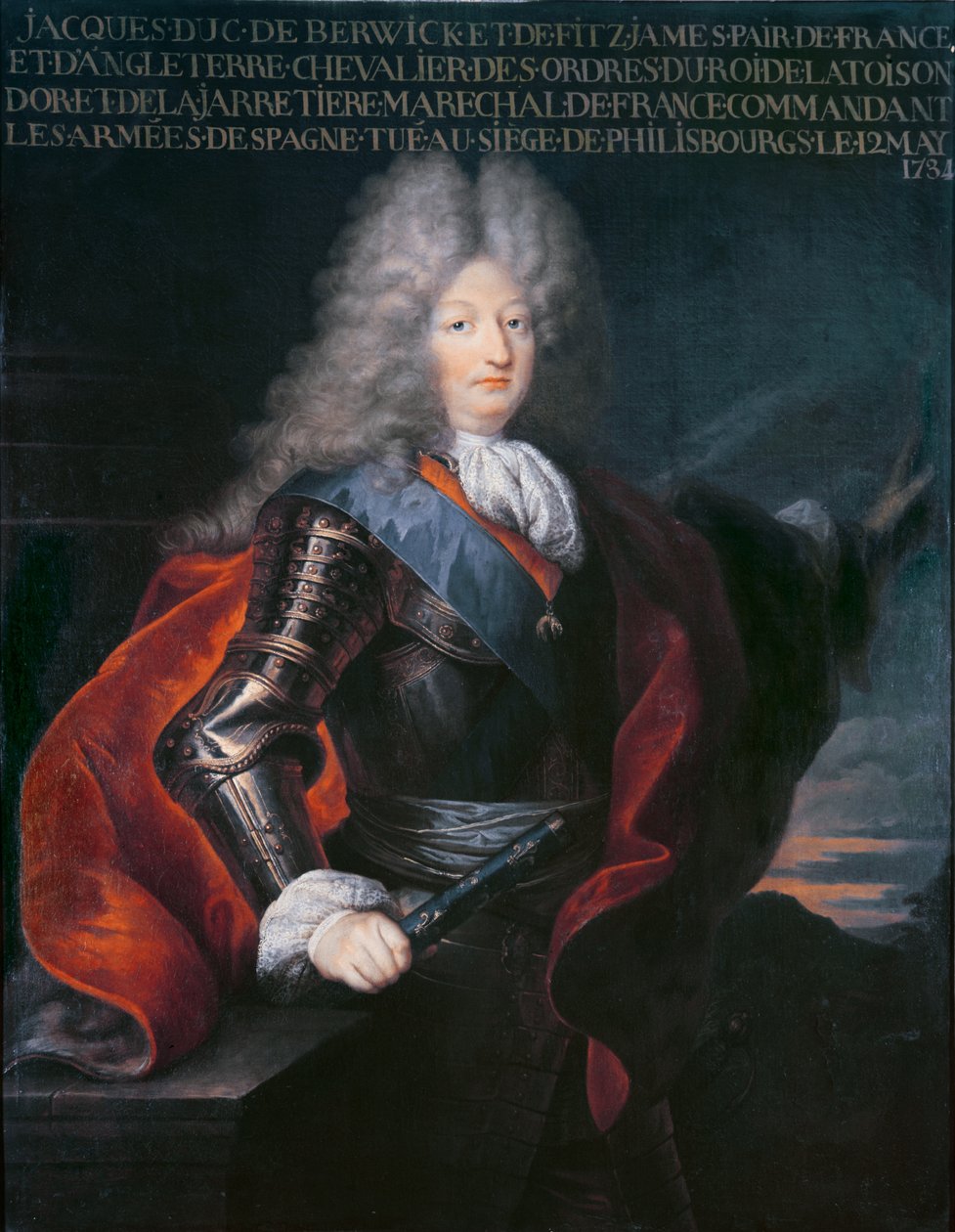 James Stuart Fitzjames, 1st Duke of Berwick by Hyacinthe Francois Rigaud