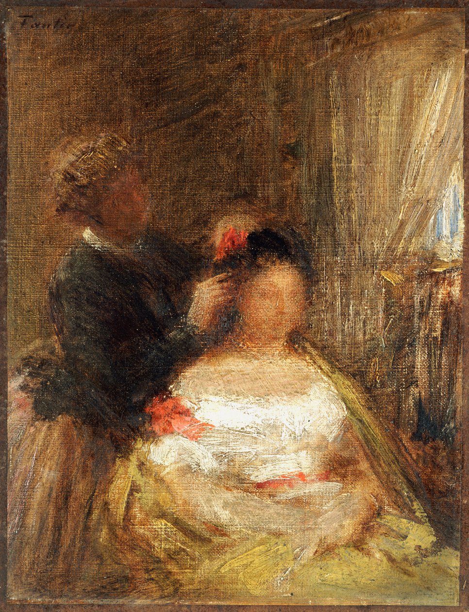 The Hairdresser by Ignace Henri Jean Fantin Latour