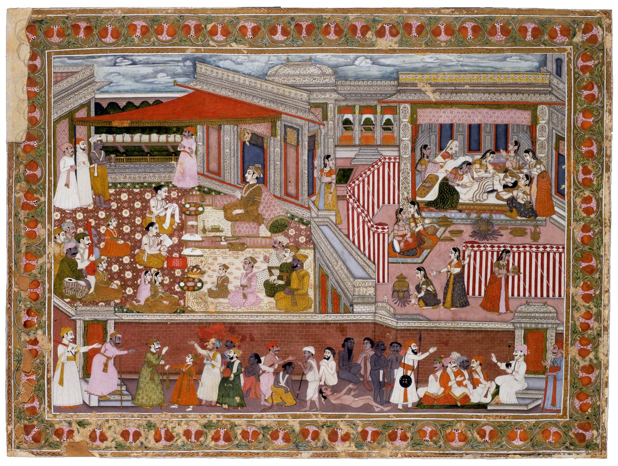 Birth in a Palace, 1760-1770 by Indian Art