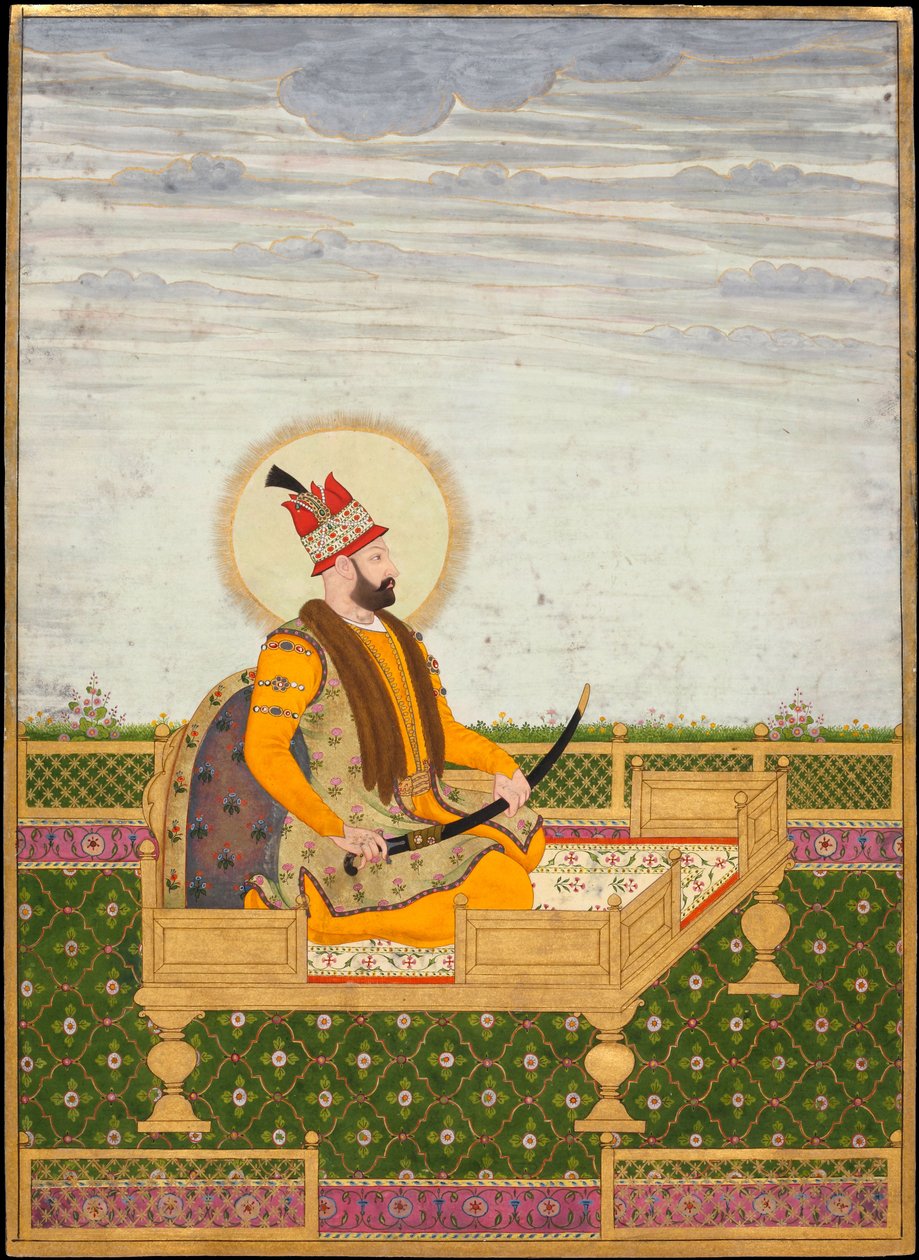 Portrait of Nader Shah by Indian Art
