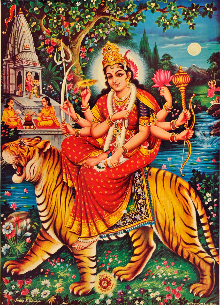 Durga by Indian School