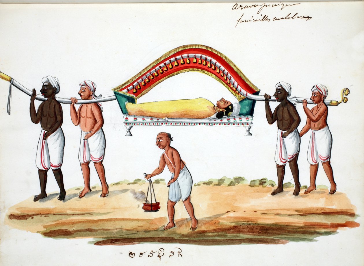 Funeral Procession by Indian School