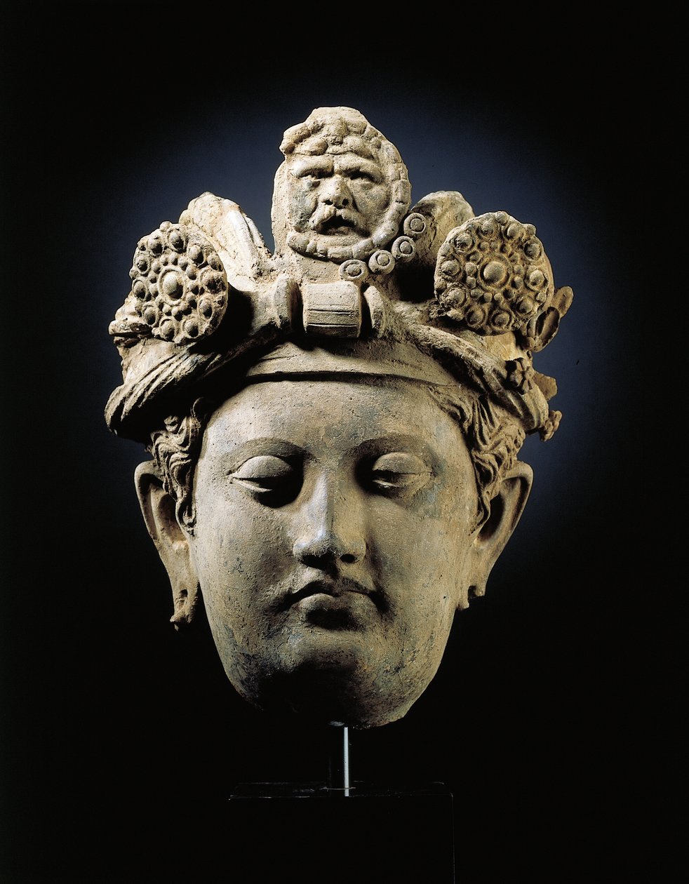 Head of a Bodhisattva from Gandhara by Indian School