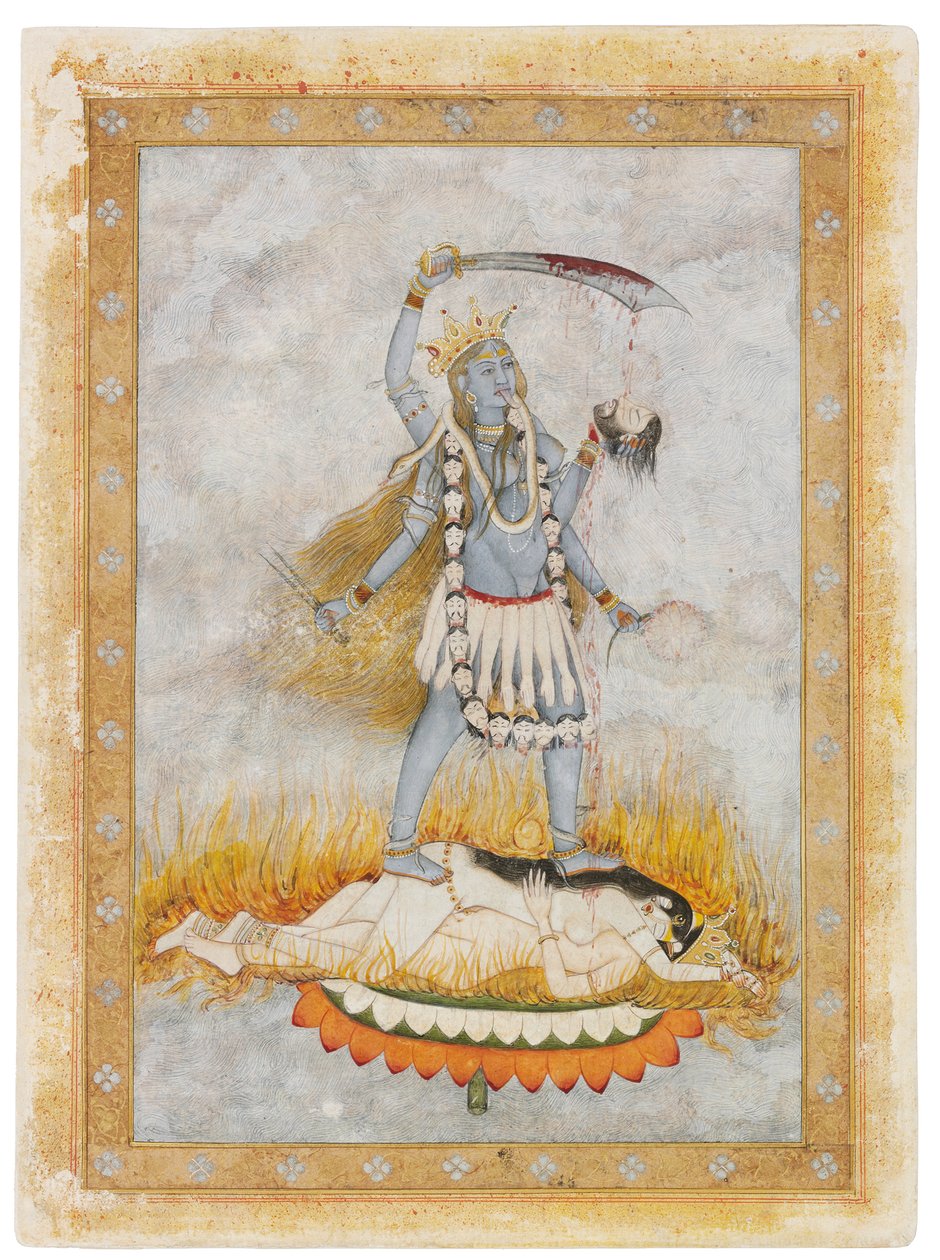 Kali, Kangra by Indian School