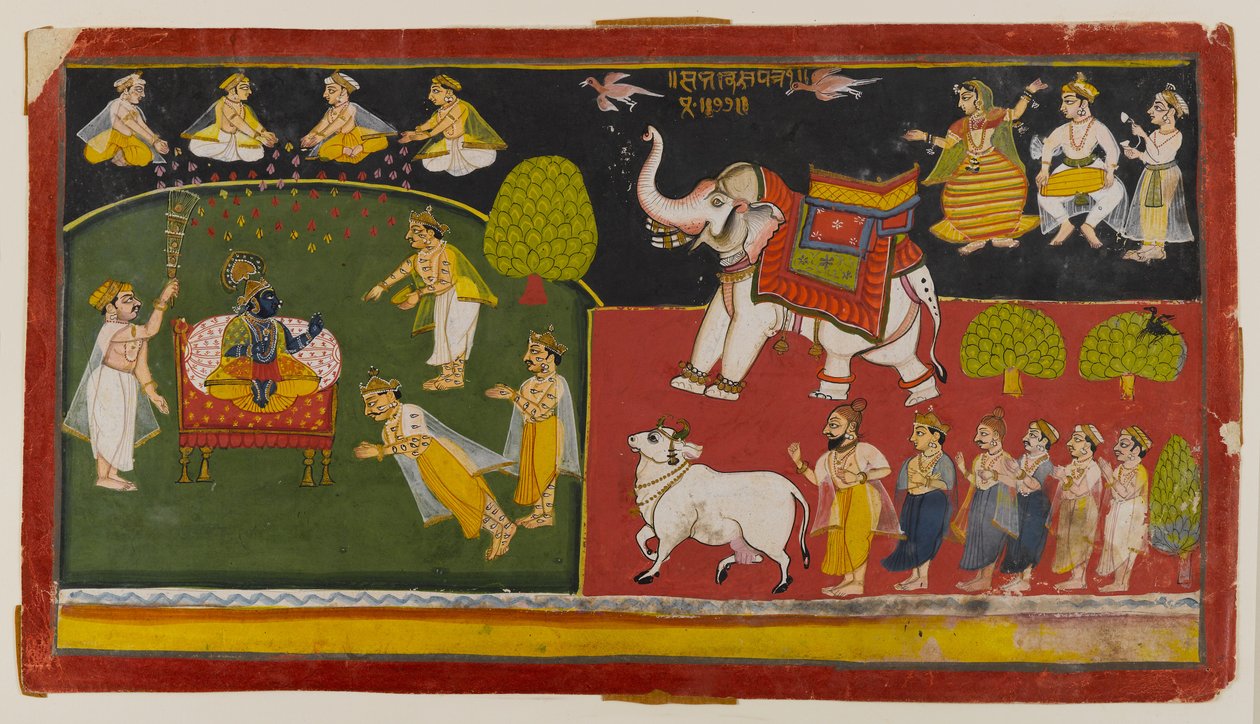 Unidentified scene, Aurangabad, c.1725 by Indian School