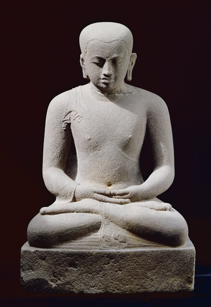 Meditating Monk, from Candi Plaosan by Indonesian School