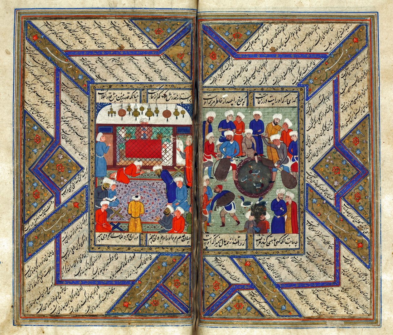 Prayers in a Mosque by Iranian Master