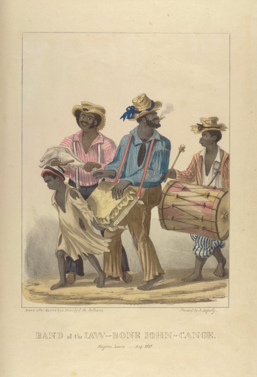 Band of the Jaw-Bone John-Canoe, illustration from 