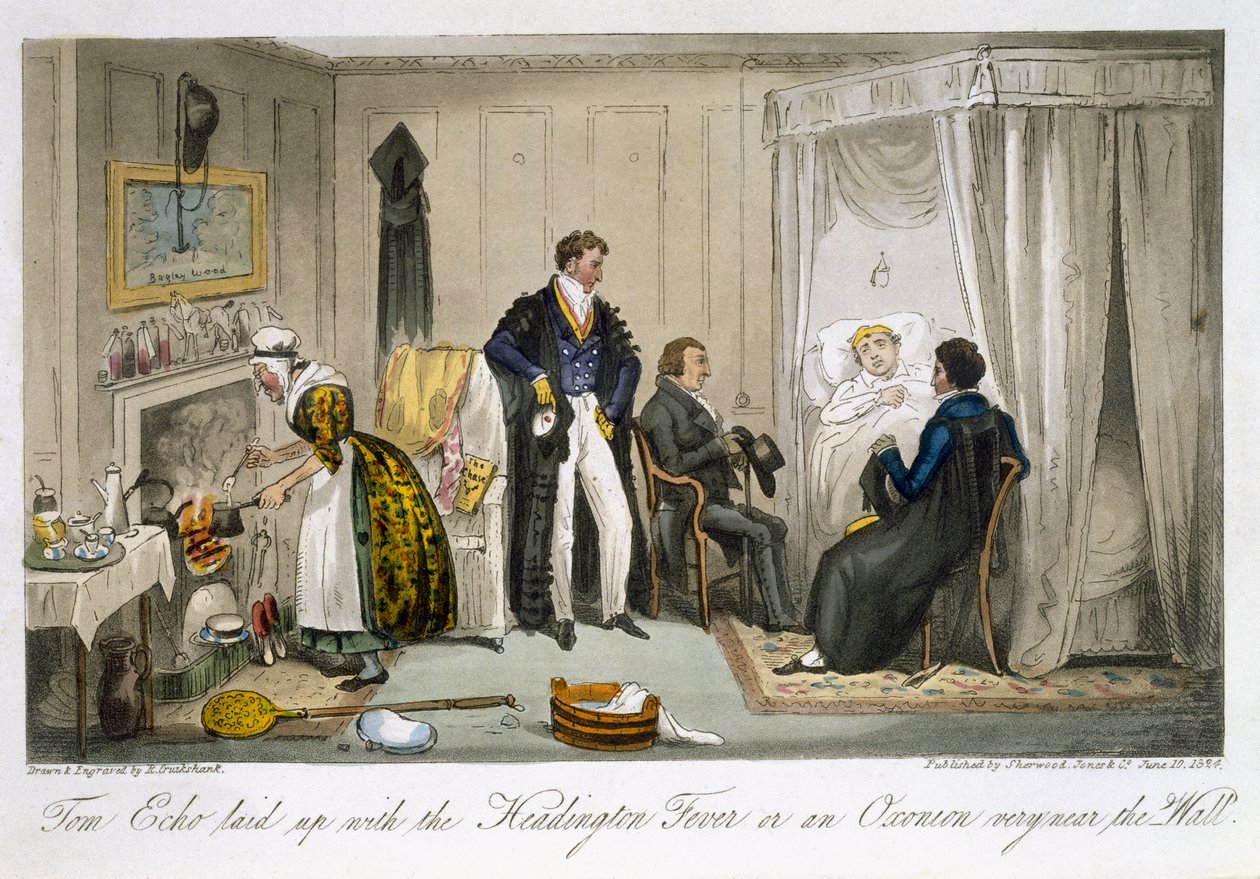 Tom Echo Laid Up with the Headington Fever or an Oxonian Very Near the Wall, from 