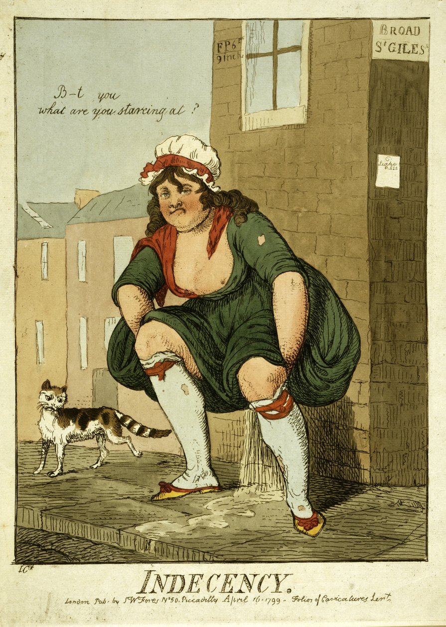 Indecency by Isaac Cruikshank