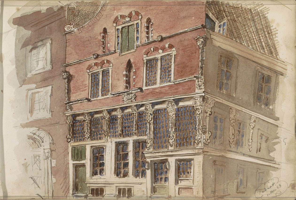 Seventeenth-Century Facade by Isaac Gosschalk