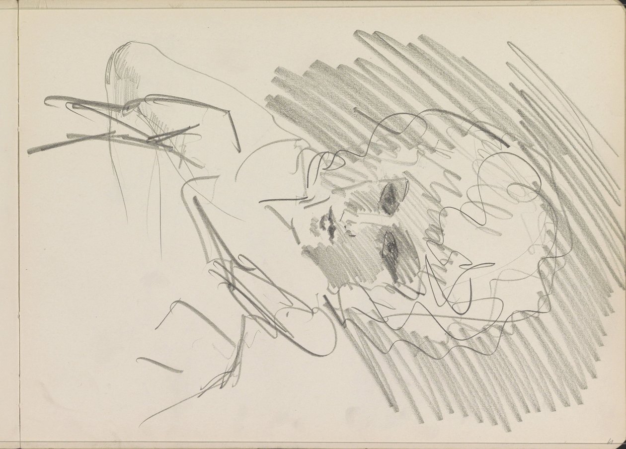 Bust of a Woman with Curls by Isaac Israels