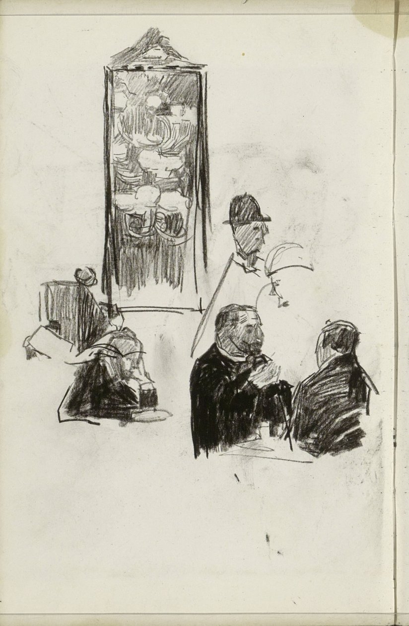 Men in an Establishment by Isaac Israels