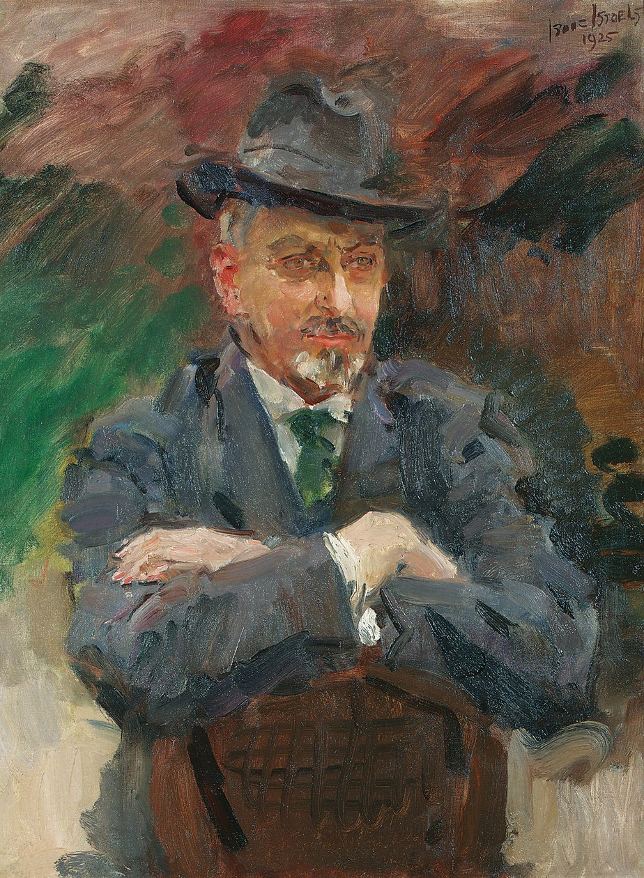 Portrait of J. Wolterbeek Muller by Isaac Israels