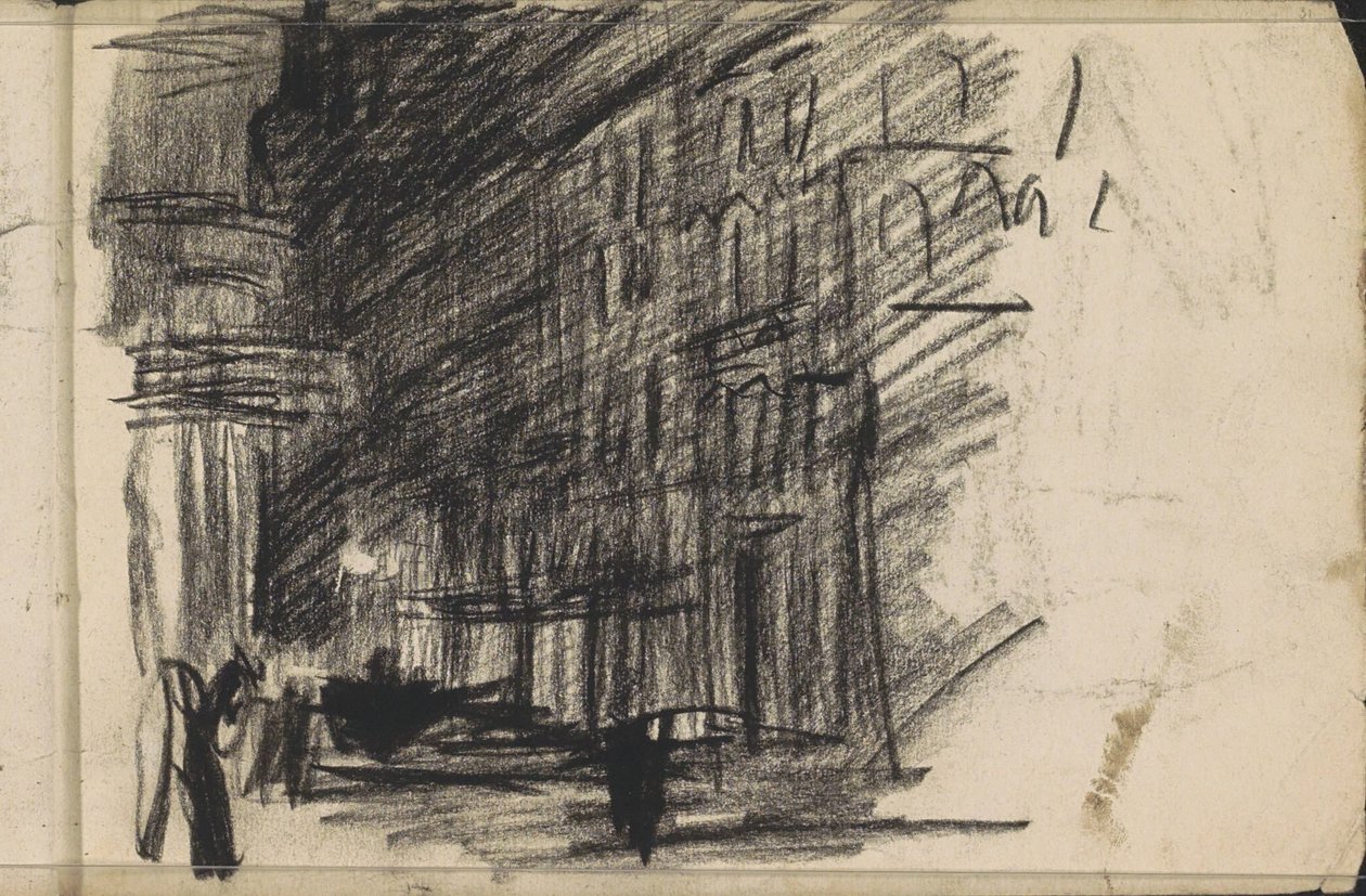 Street View by Evening by Isaac Israels