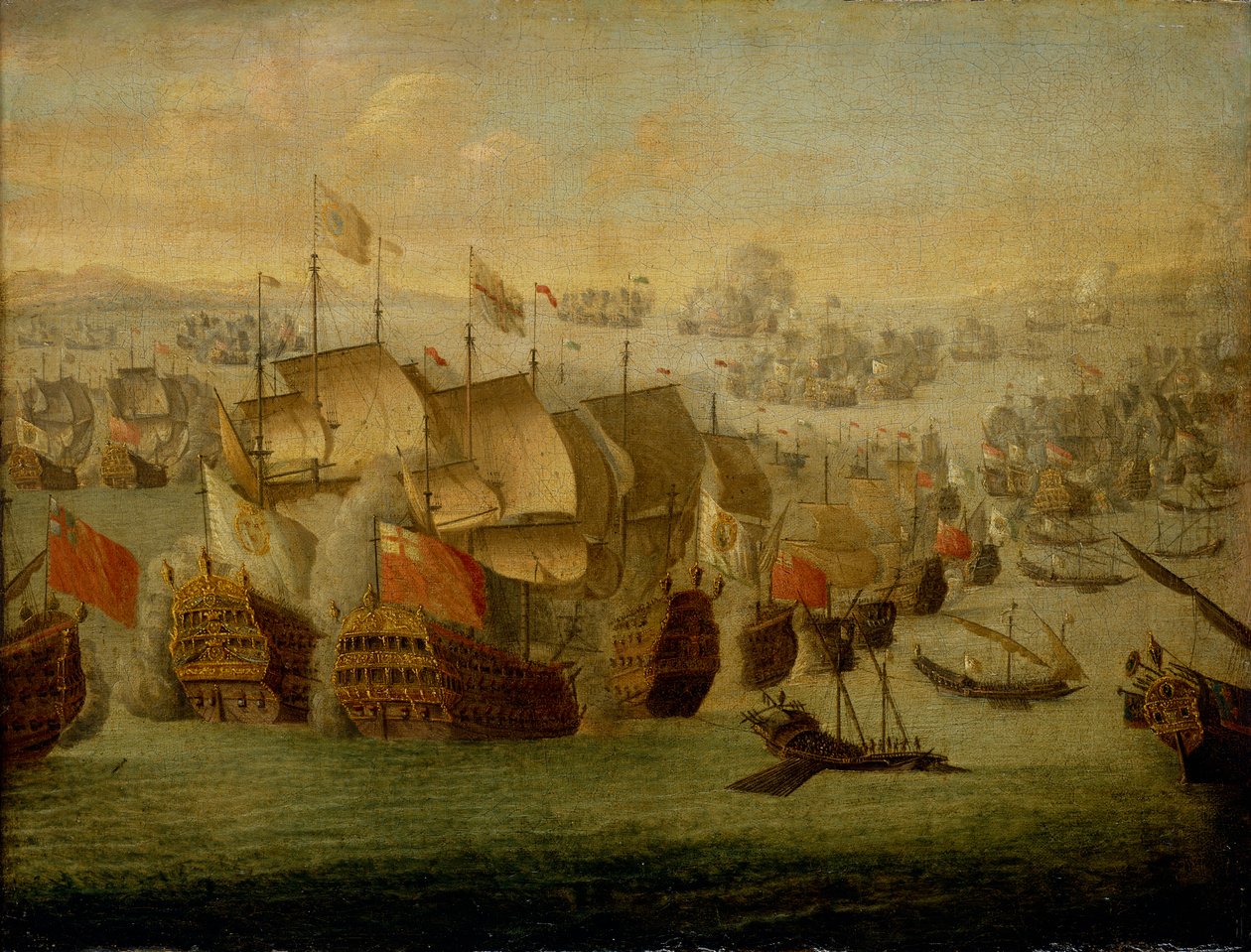The Battle of Malaga by Isaac Sailmaker