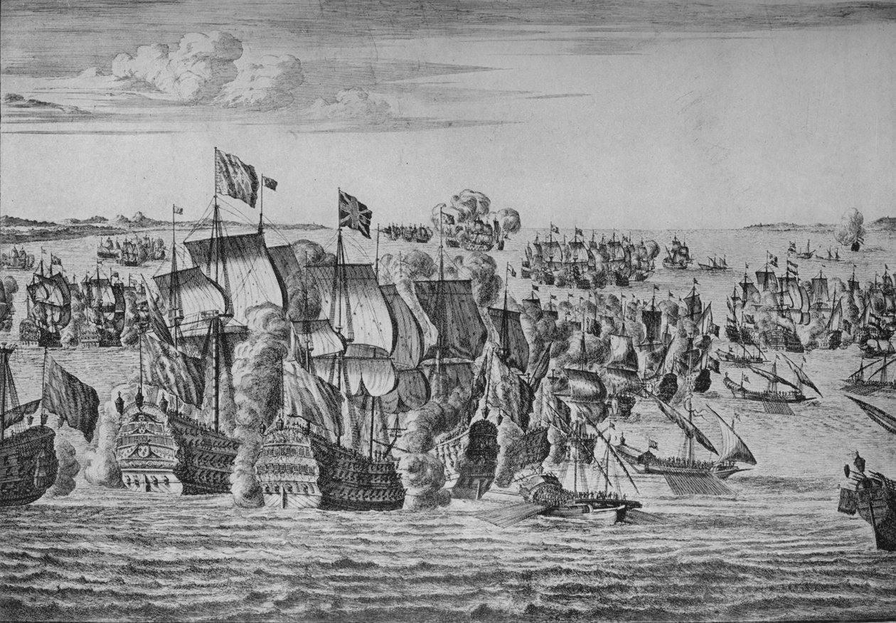 The Battle of Malaga by Isaac Sailmaker