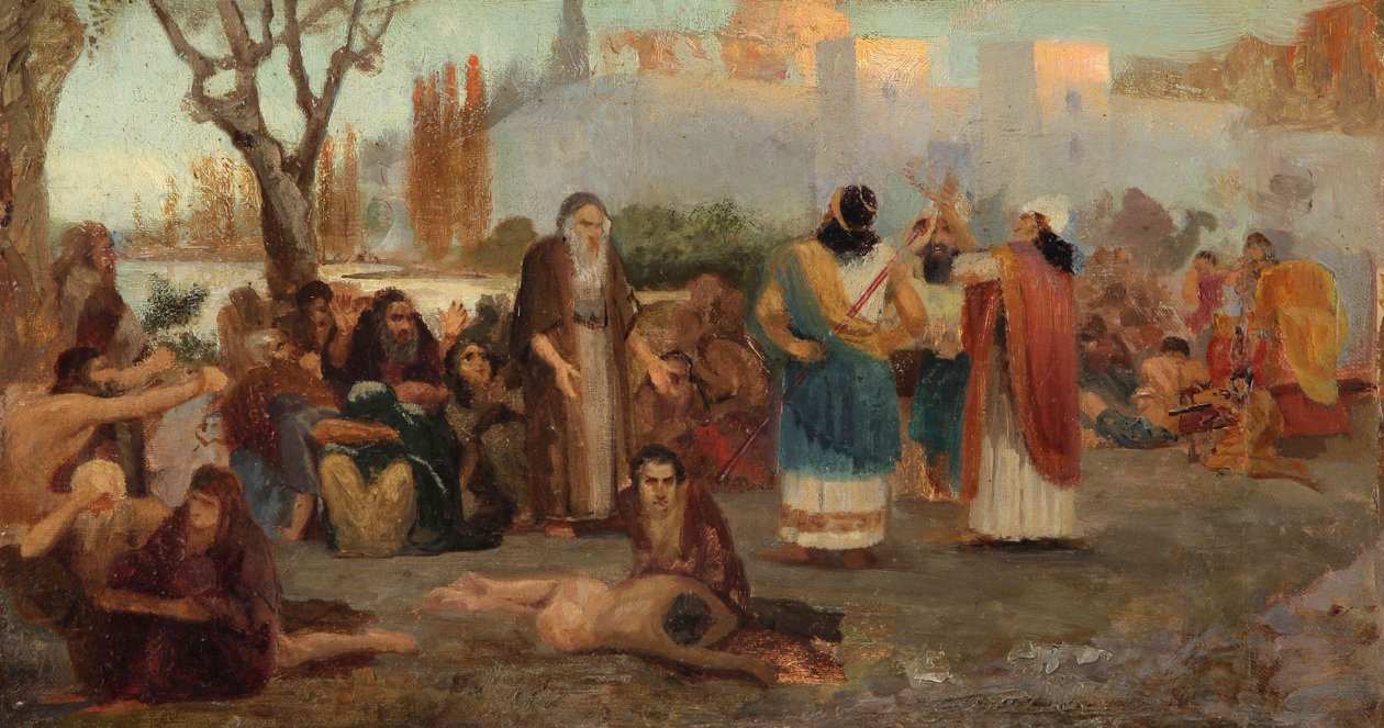 Biblical Scene by Isaak Asknaziy