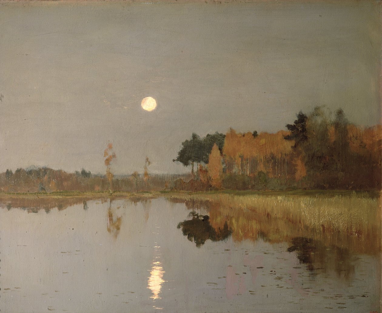 The Twilight Moon by Isaak Ilyich Levitan