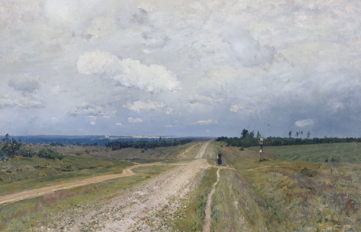The Vladimirka Road by Isaak Ilyich Levitan