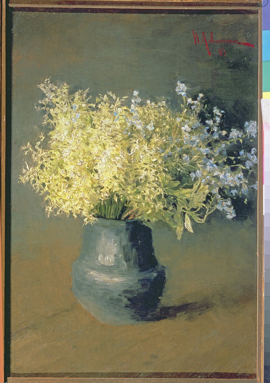 Wild Lilacs and Forget-Me-Nots, 1889 by Isaak Ilyich Levitan