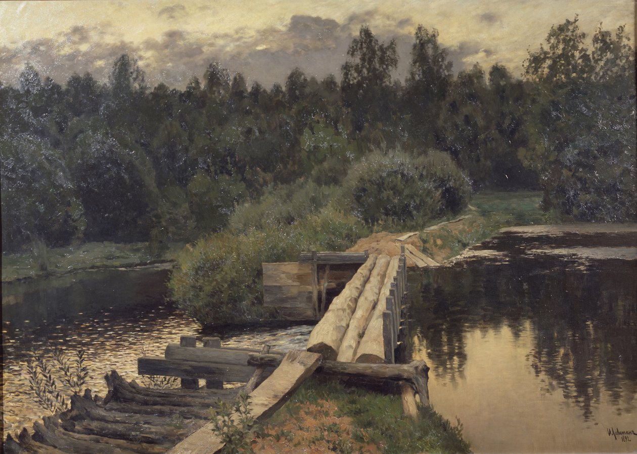 At the Shallow by Isaak Ilyich Levitan