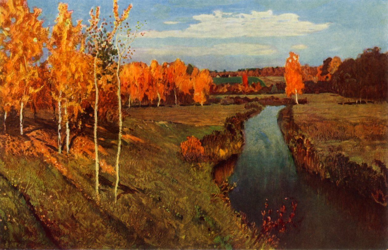 Golden Autumn by Isaak Ilyich Levitan