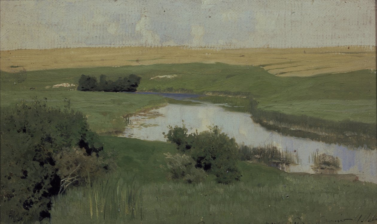 Small River Istra by Isaak Ilyich Levitan