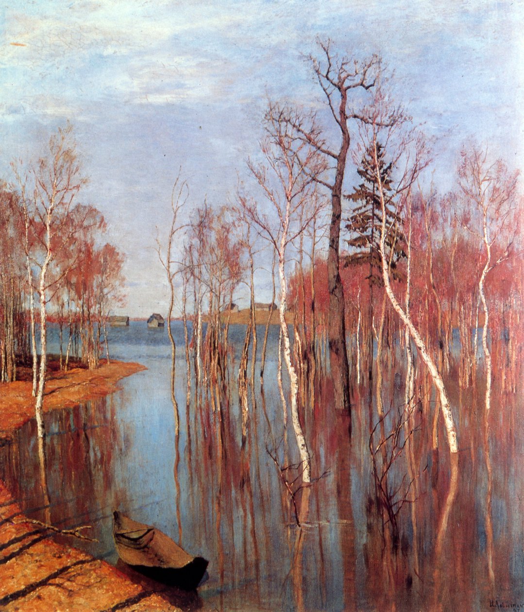 Spring Floods by Isaak Ilyich Levitan