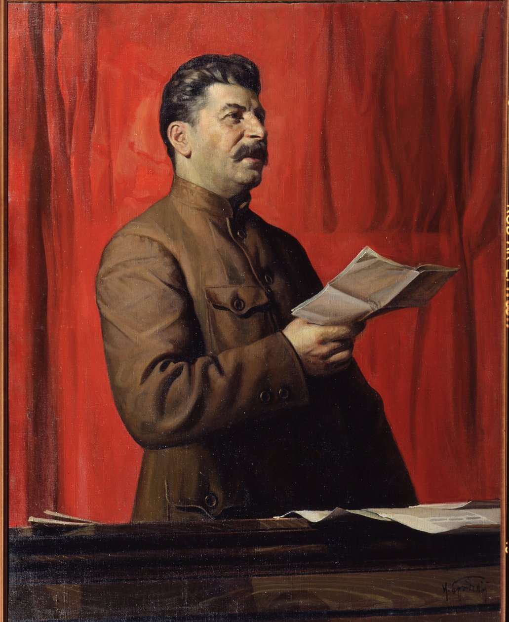 Portrait of Stalin by Isaak Israilevich Brodsky