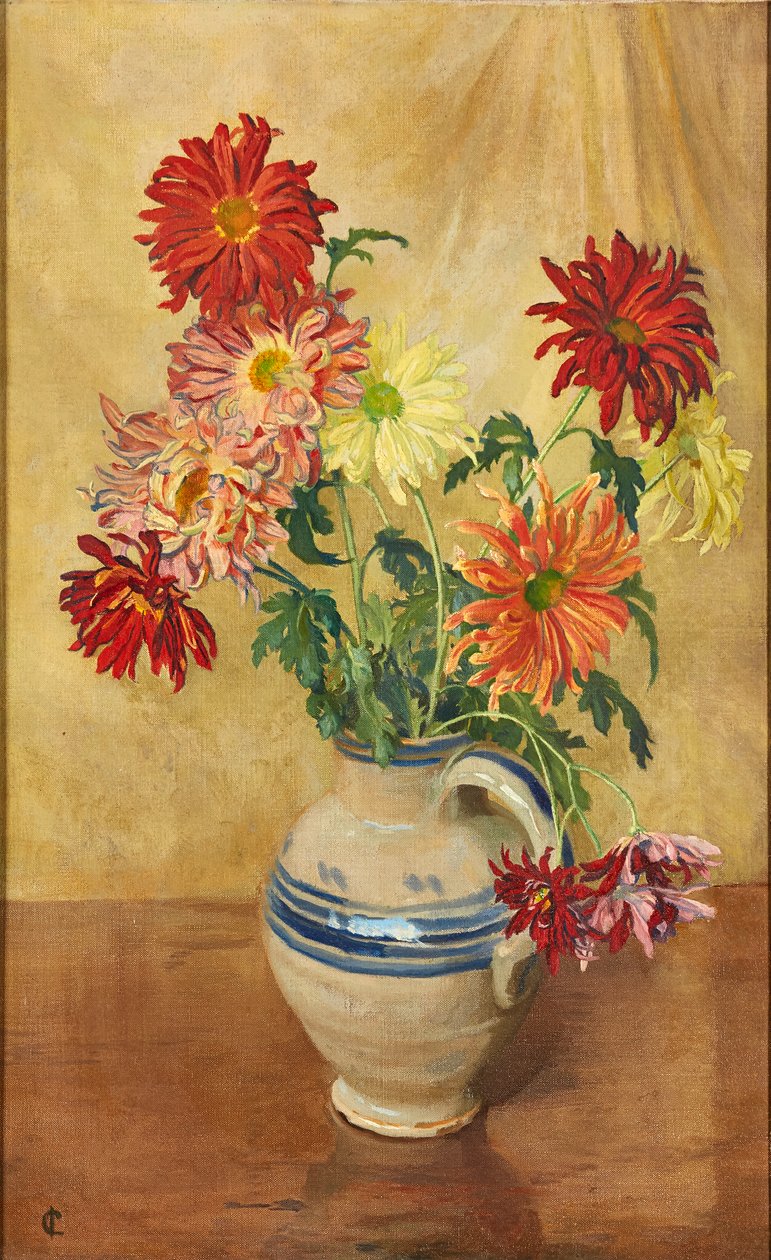 Chrysanthemums by Isabel Codrington