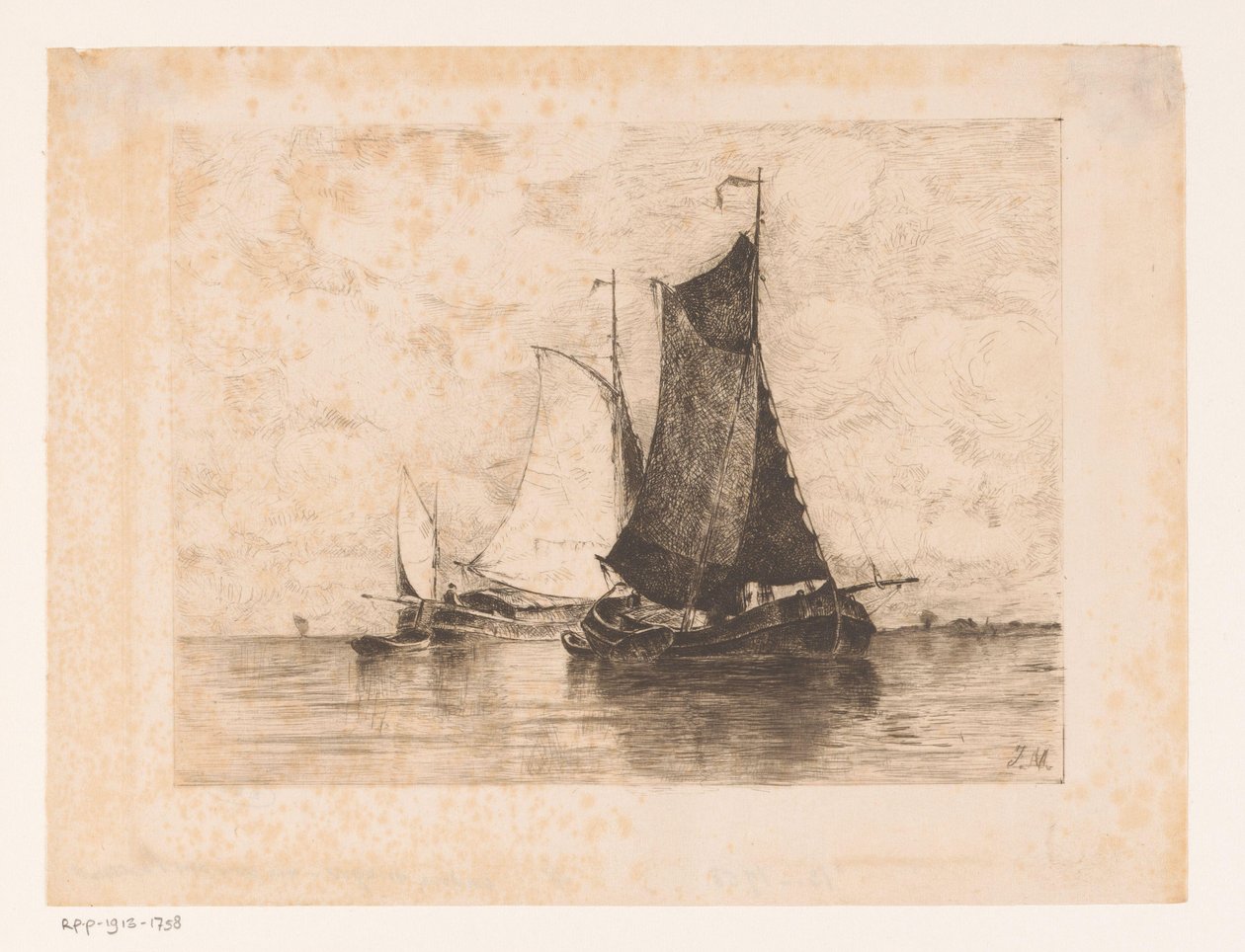 Ships on the Scheldt by Isidore Meyers