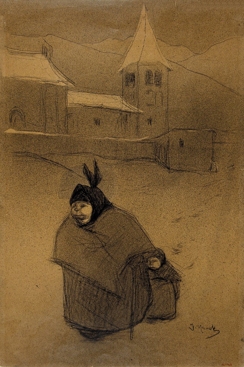 Landscape with Snow by Isidre Nonell