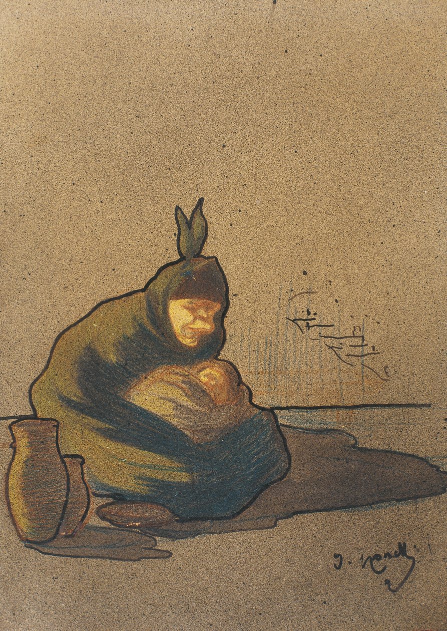 Female Cretin in Boí by Isidre Nonell