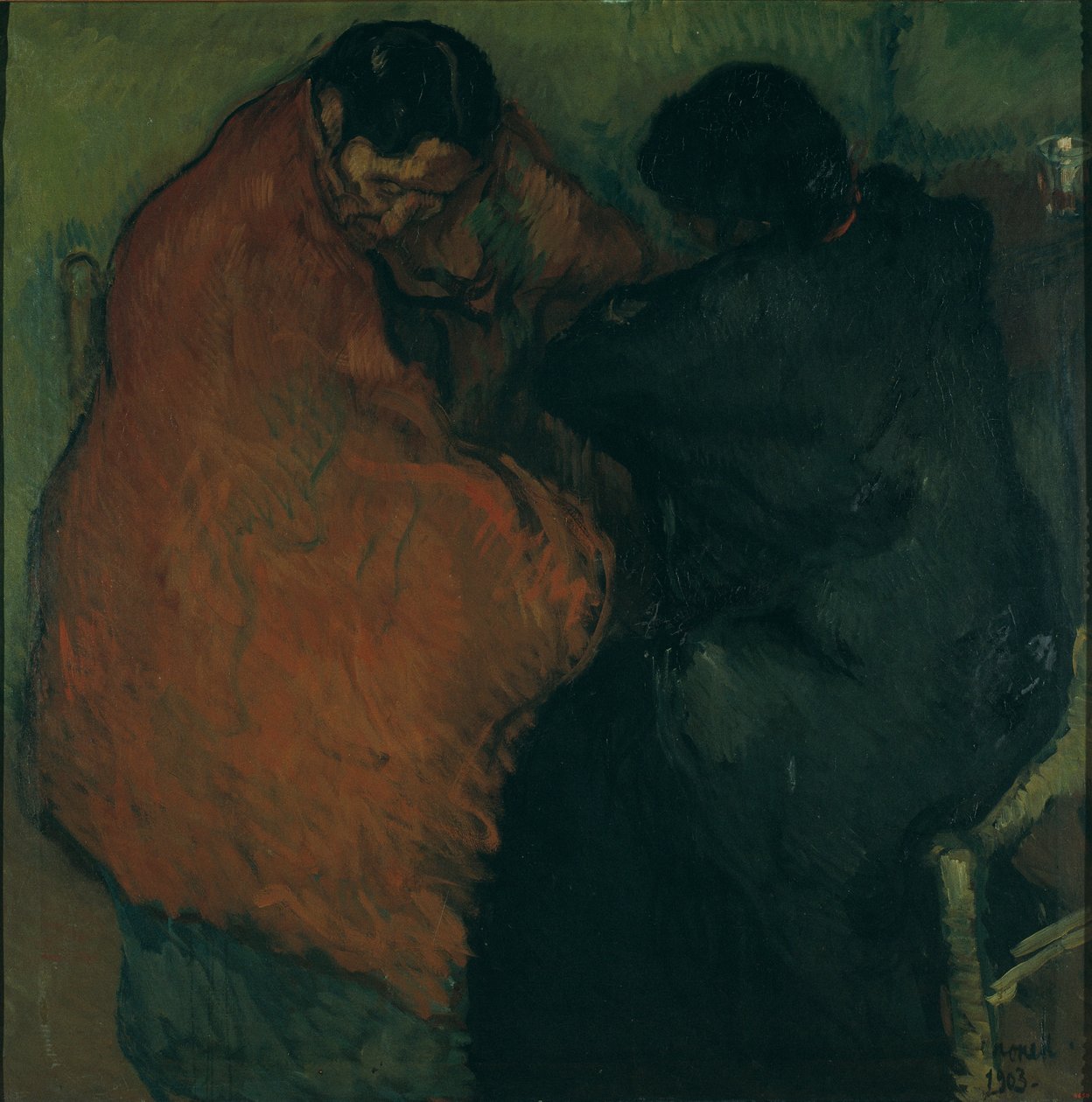 Two Gypsy Women by Isidre Nonell