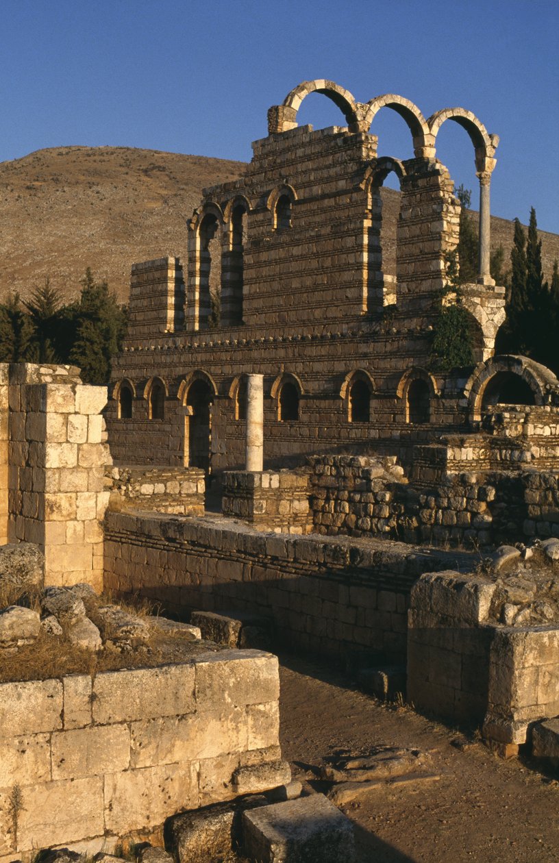 View of the palace, Umayyad Period by Islamic School