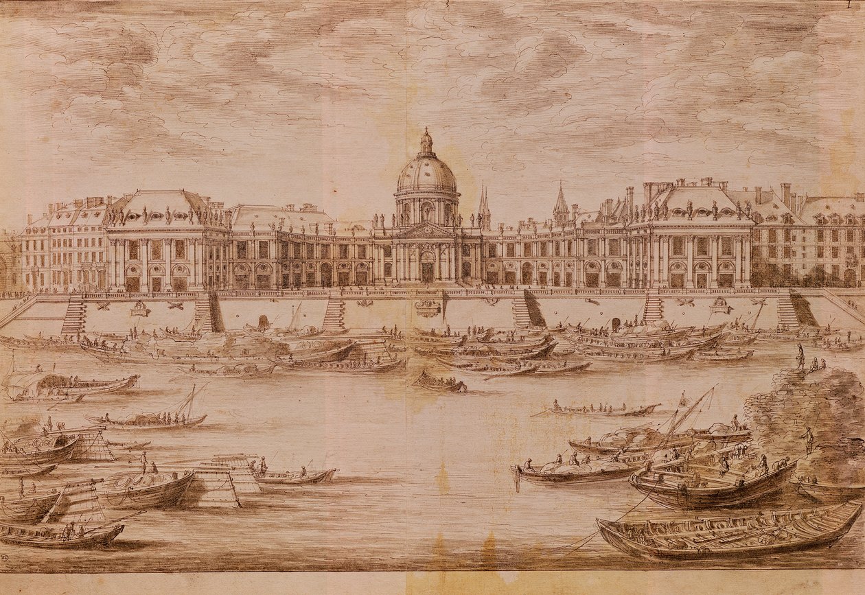 Perspective View of the College des Quatre-Nations (Palais de l