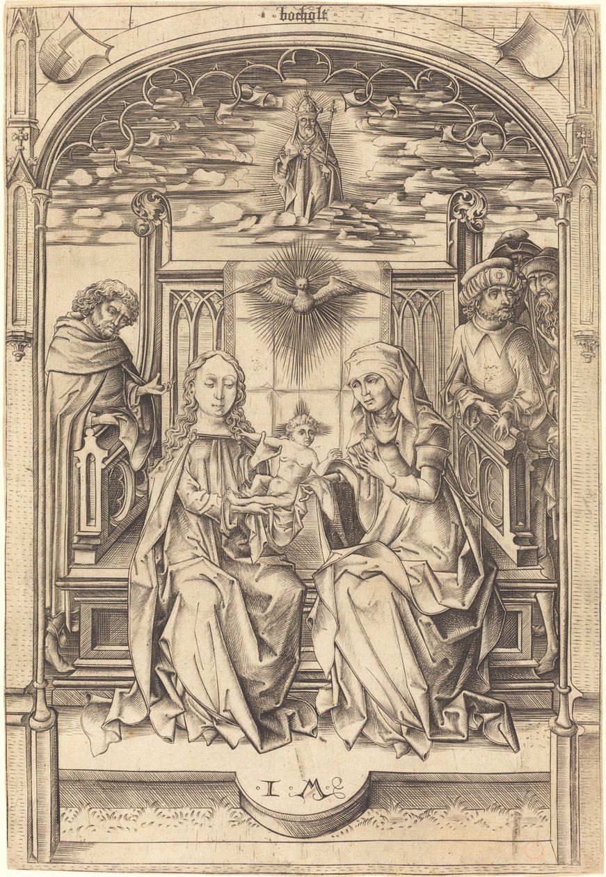 The Holy Family by Israhel van Meckenem