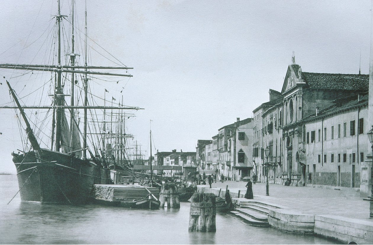 Boat on the Grand Canal by Italian Photographer