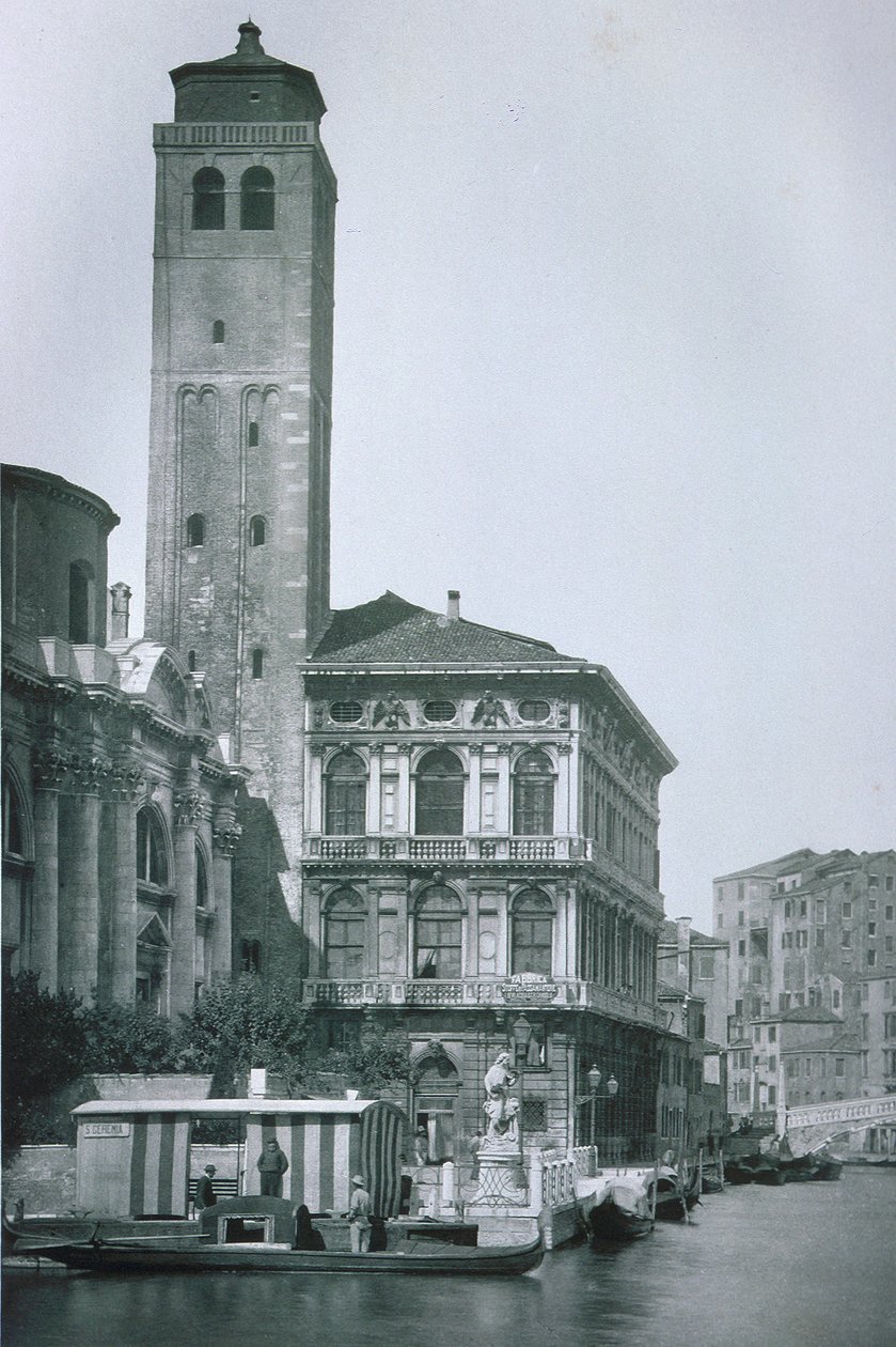 View of Palazzo Labia and the Church of San Geremia by Italian Photographer