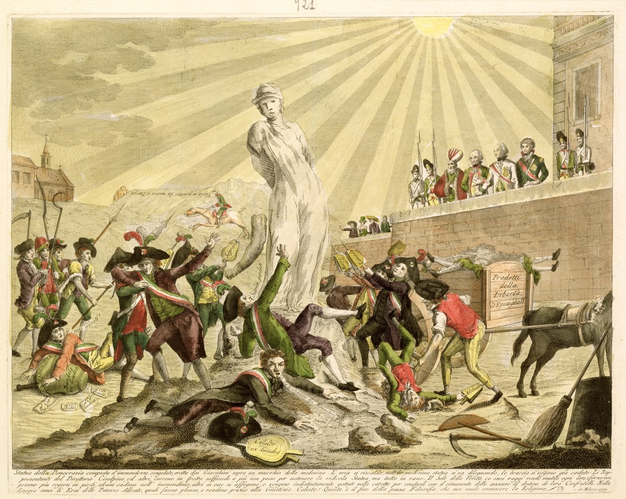 The Statue of Democracy by Italian School