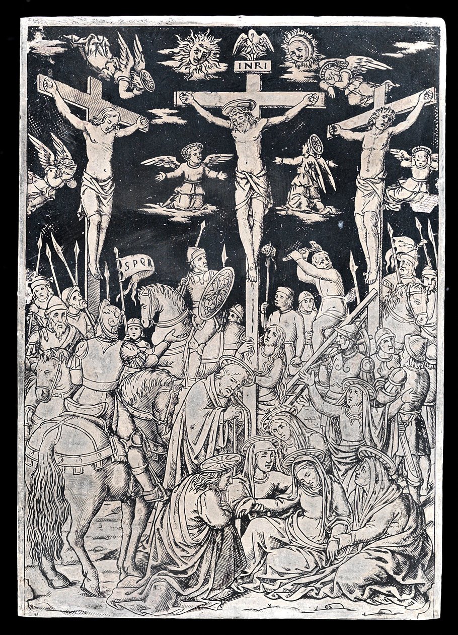 Pax with Christ on the Cross by Italian 15th Century