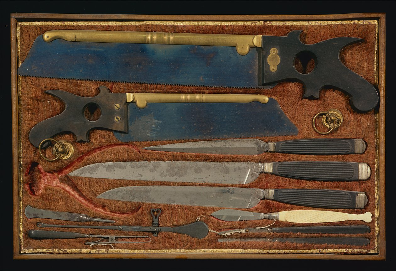 Box of anatomical instruments by Italian School