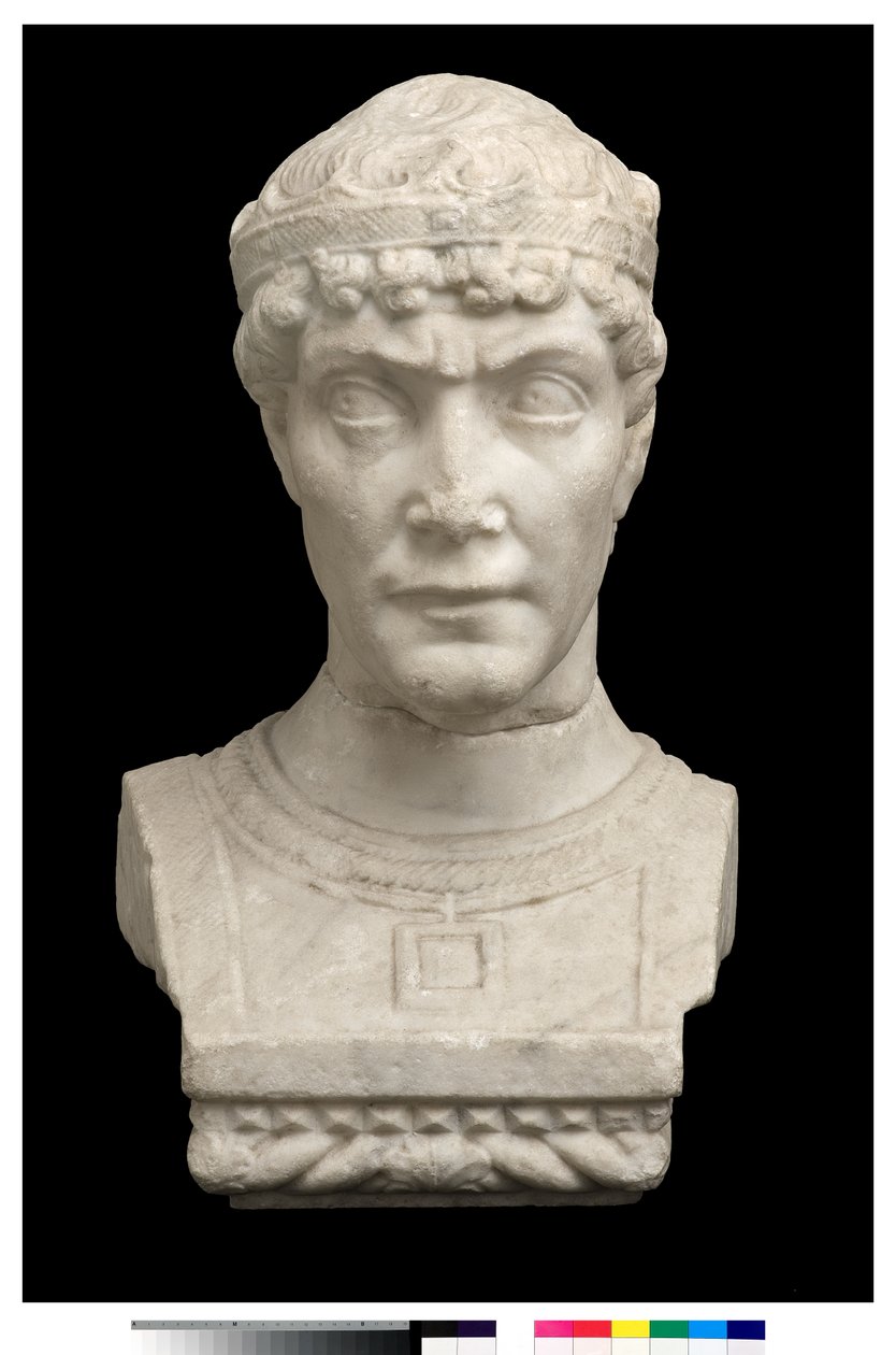 Bust of a Man with Crown by Italian School