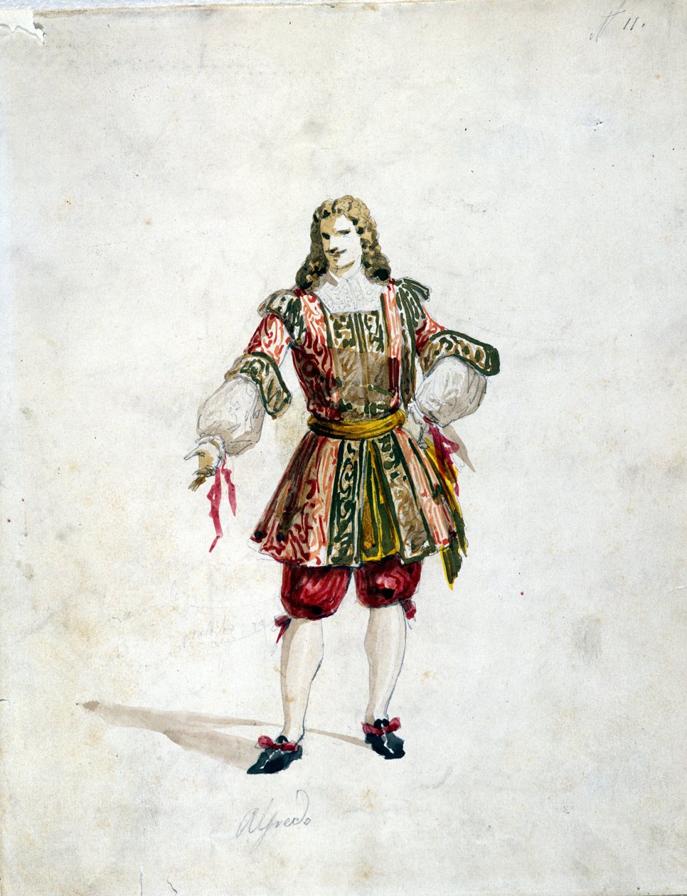 Character of Alfredo in Giuseppe Verdi