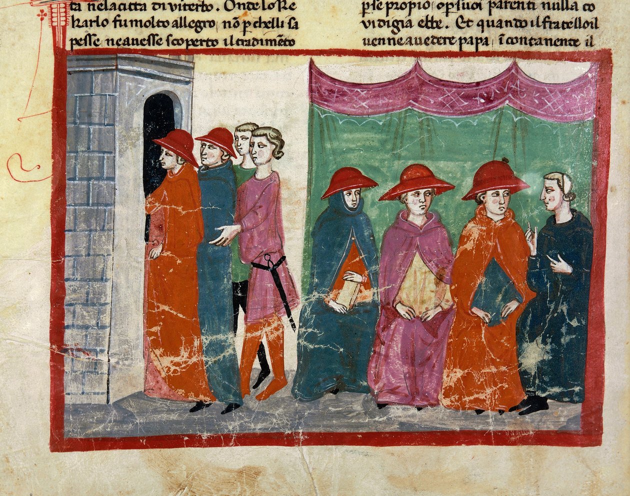 Conclave of Viterbo by Italian School