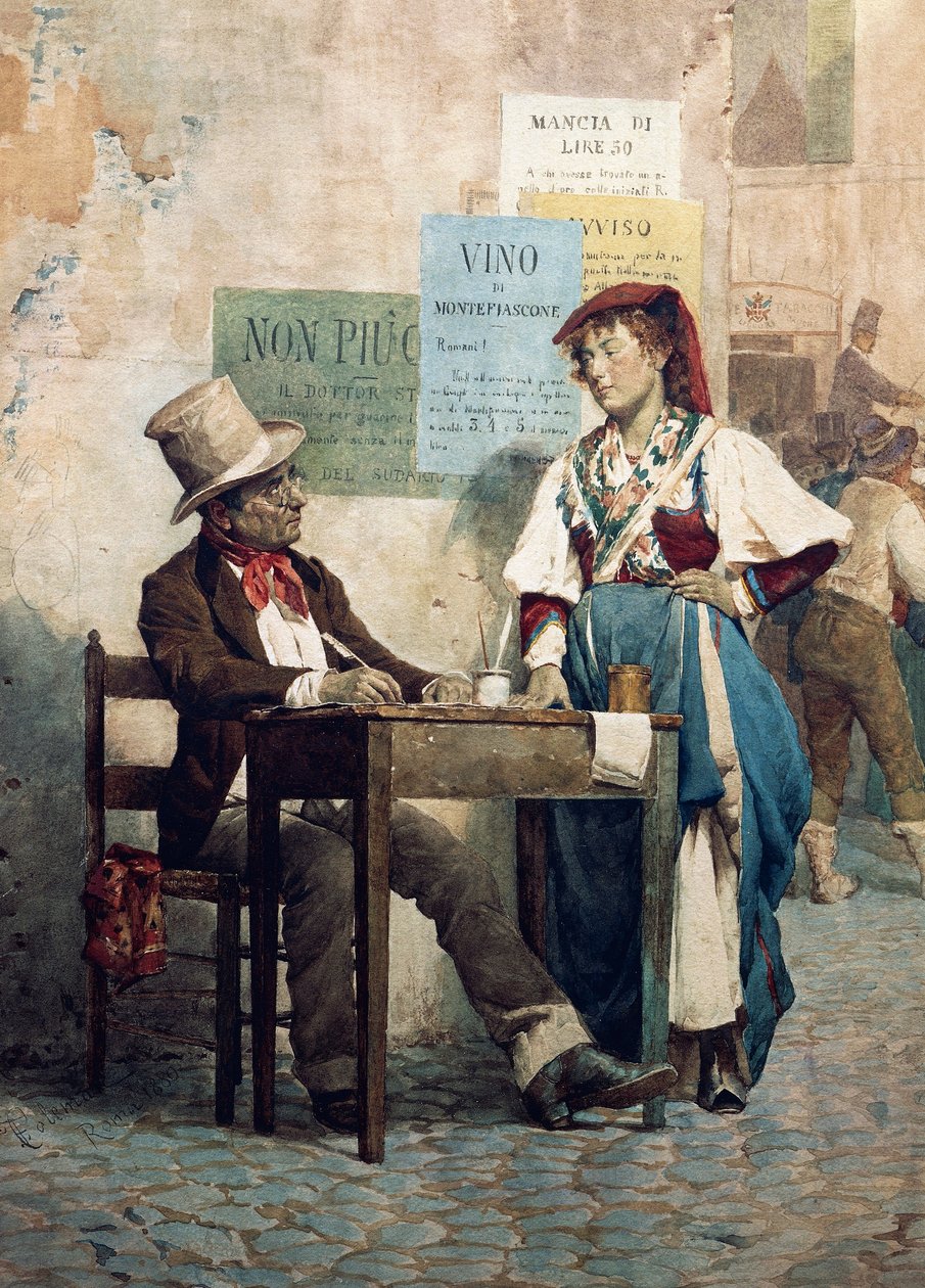 Public scribe by Italian School
