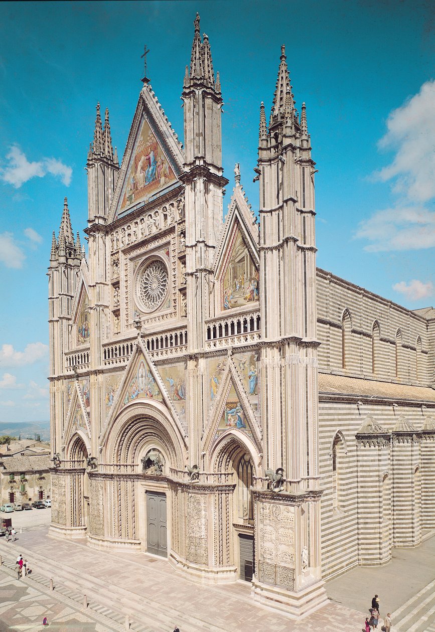 View of the facade by Italian School